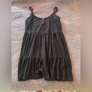 black tank top dress